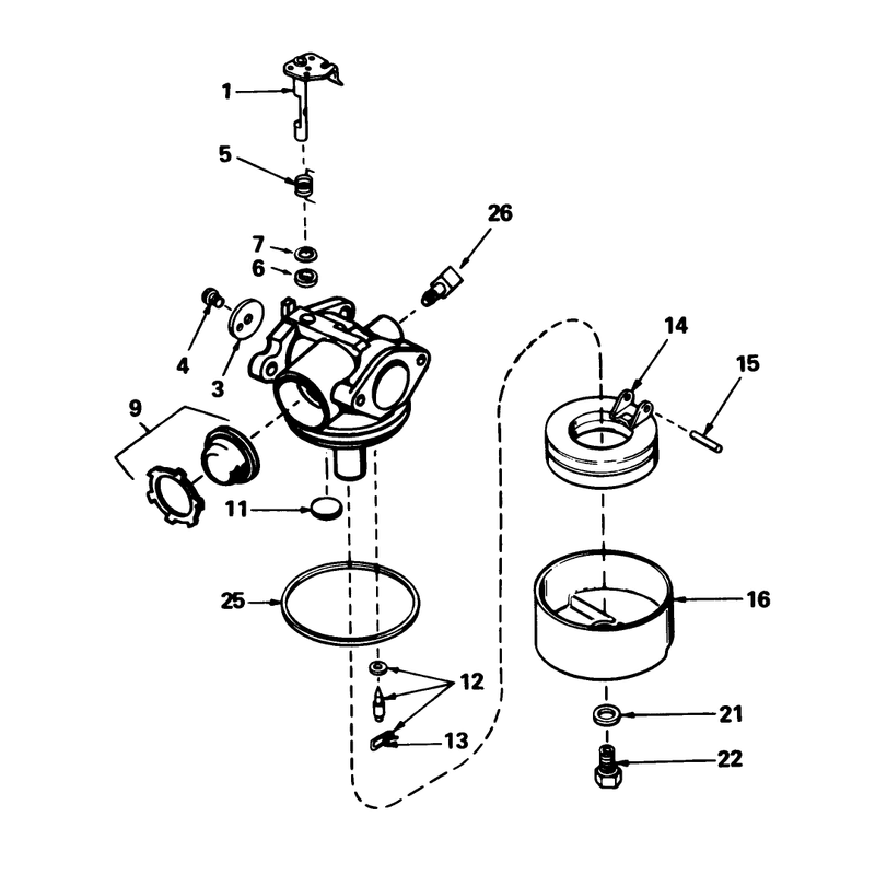 Carburetor No 632098