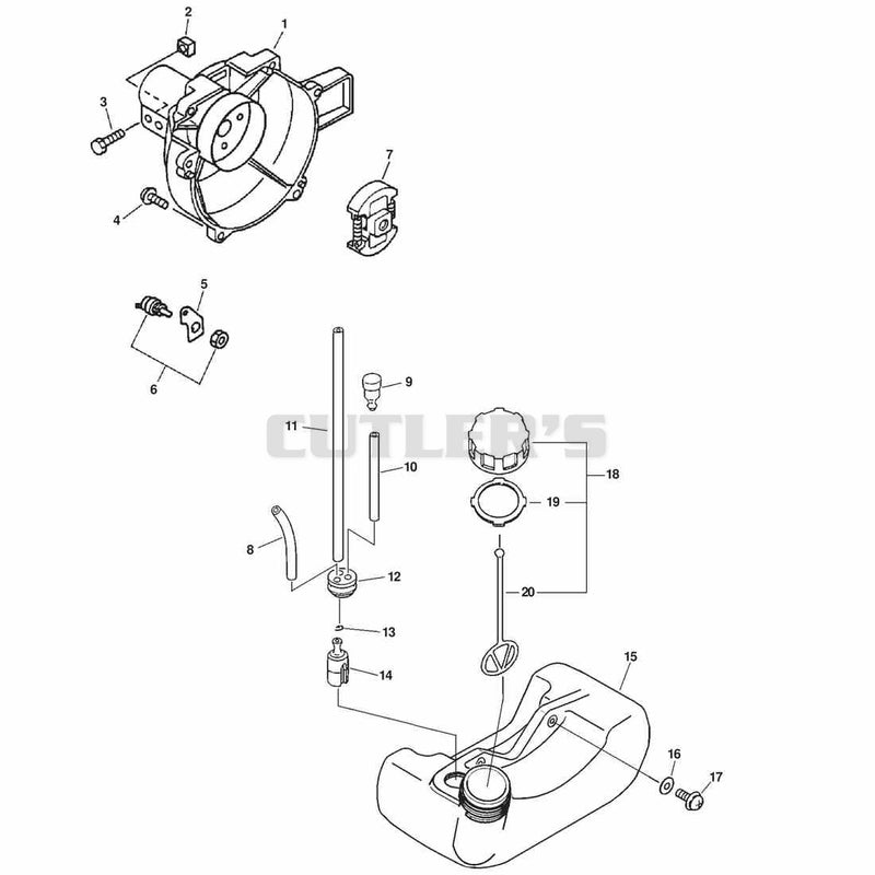 FAN CASE, CLUTCH, FUEL SYSTEM