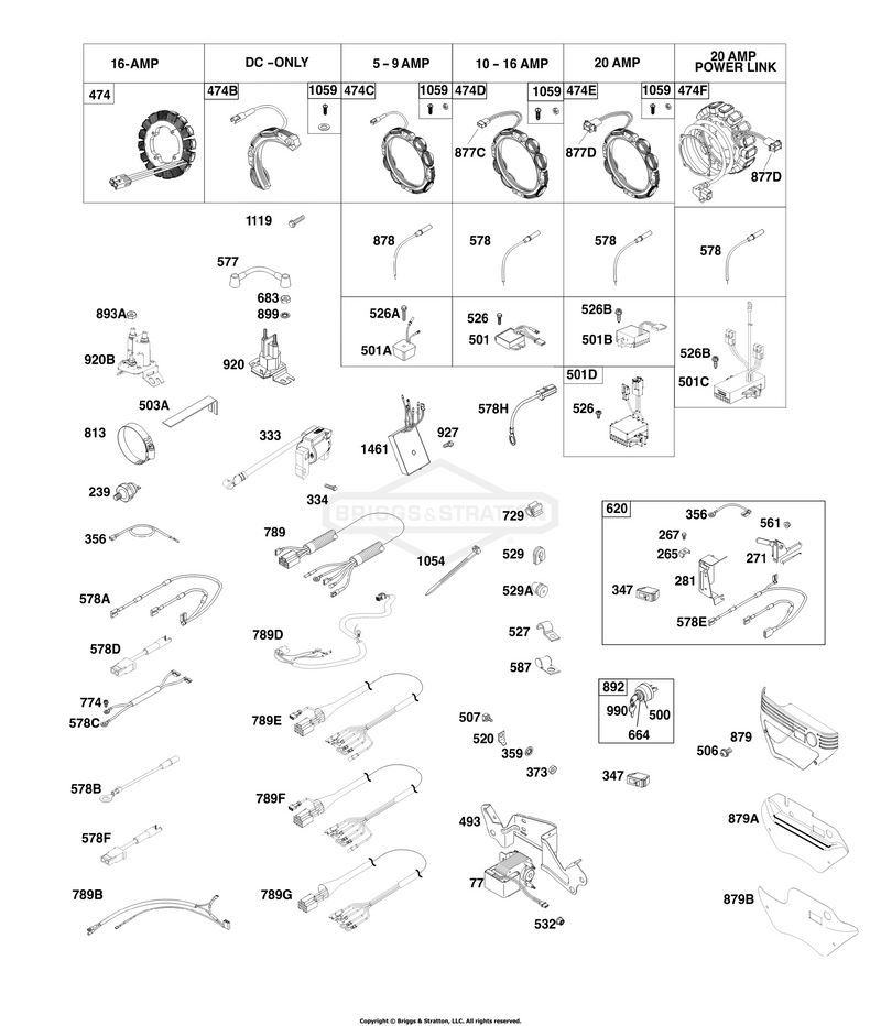 Alternator, Ignition, Switches