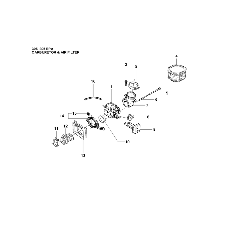 CARBURETOR AND AIR FILTER