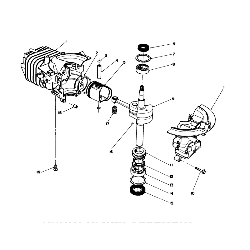 Short Block Assembly Model No. 47pp3-4