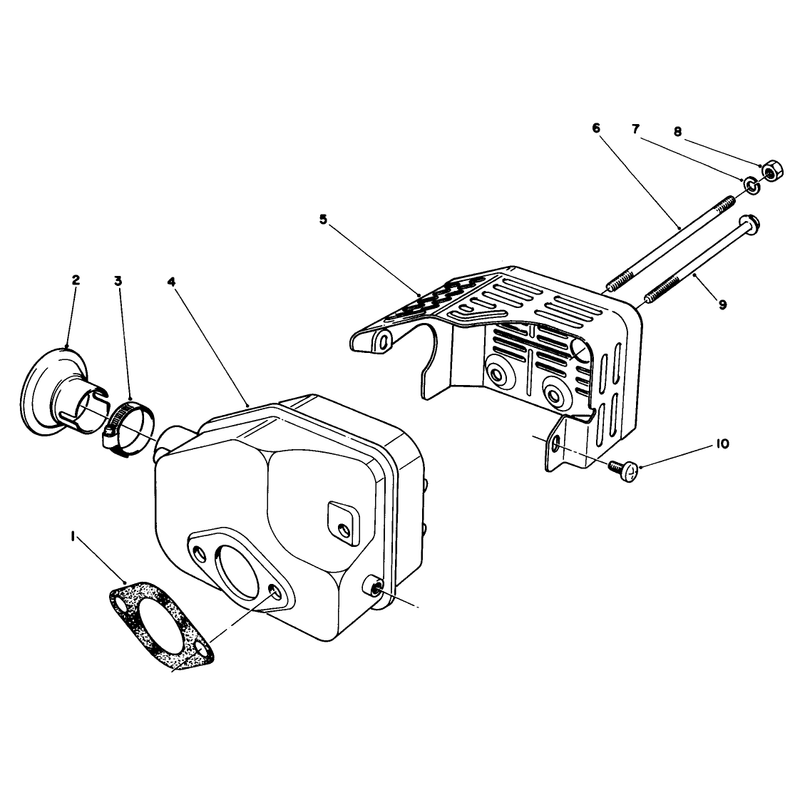 Muffler Assembly Model No 47pk9-3