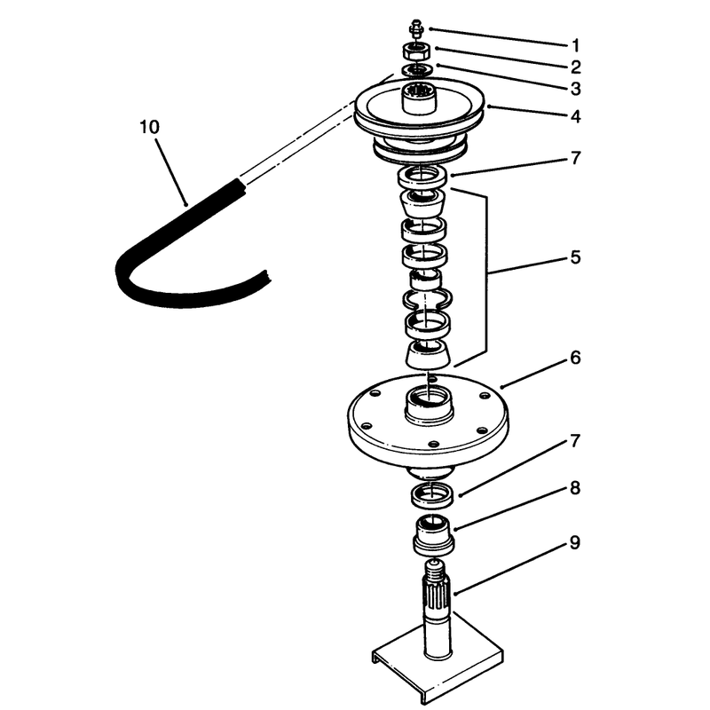 Drive Spindle No 54-7781