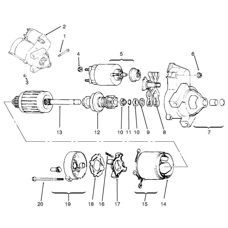 Starting System Kohler Cv20s-Ps65531 and Ps65532