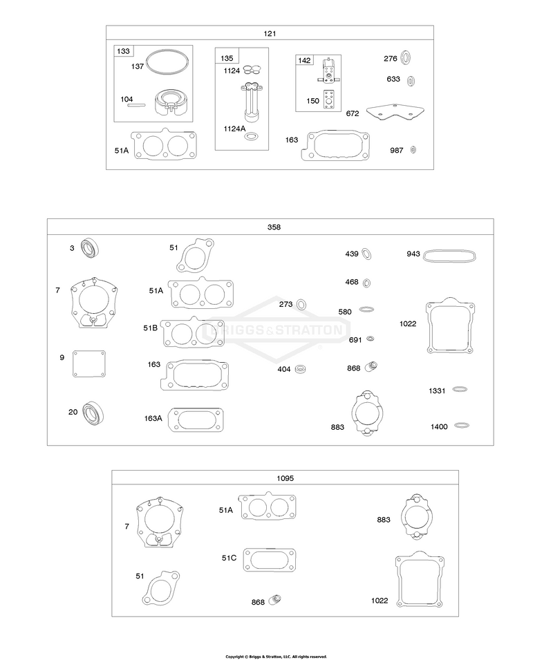 Carburetor Overhaul Kit, Engine/Valve Gasket Set