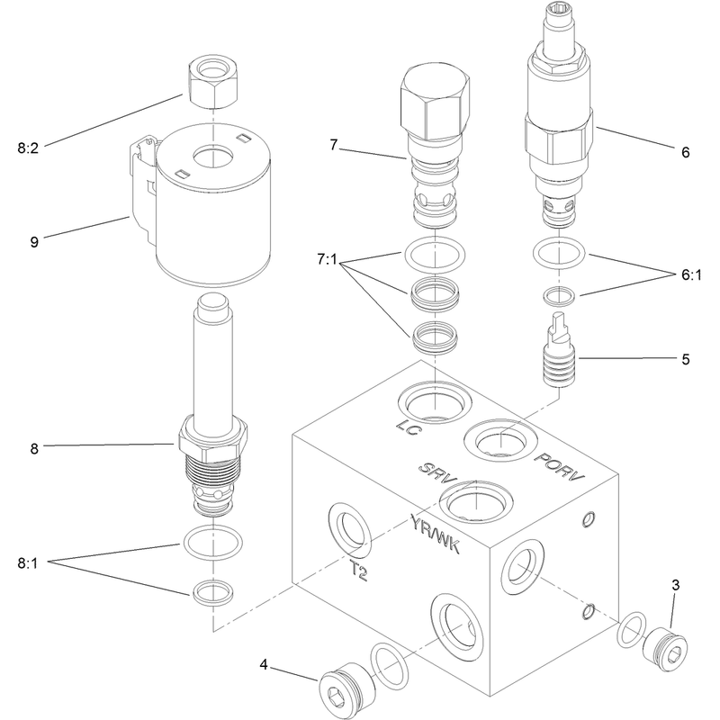 Cutter Wheel Valve Assembly No 119-4586