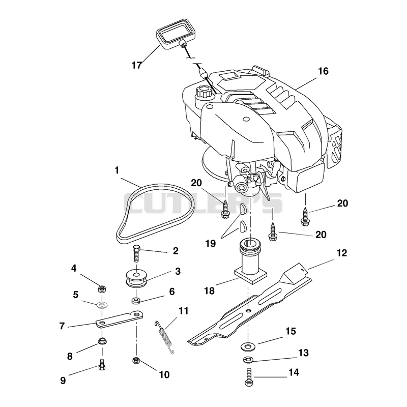 Engine, Blade And Belt