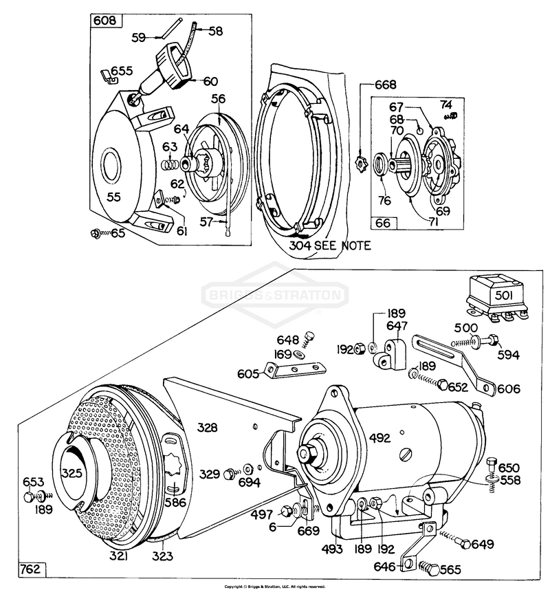 Electric Starter,Rewind