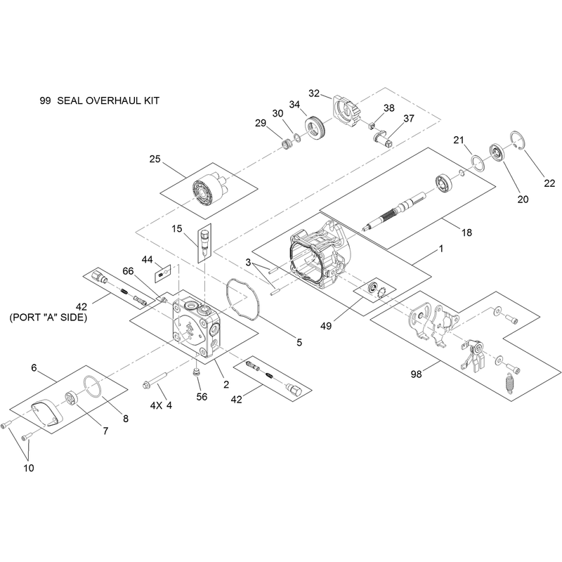 Hydraulic Pump Assembly No 119-0176