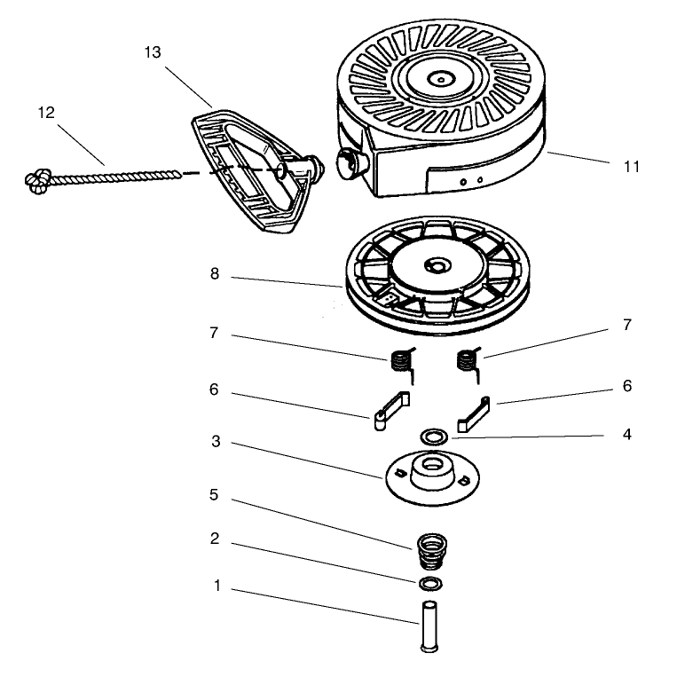 Recoil Starter No. 590707