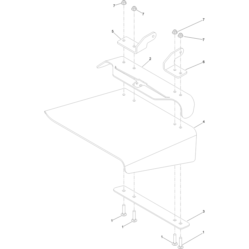 Deflector Assembly No 147-1642