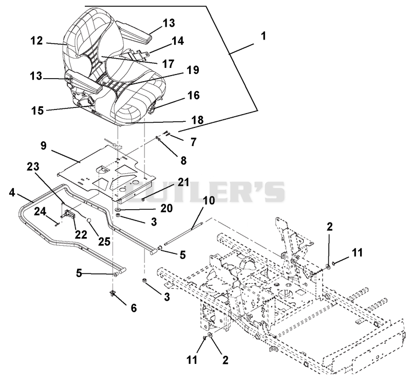 Seat And Hood Frame