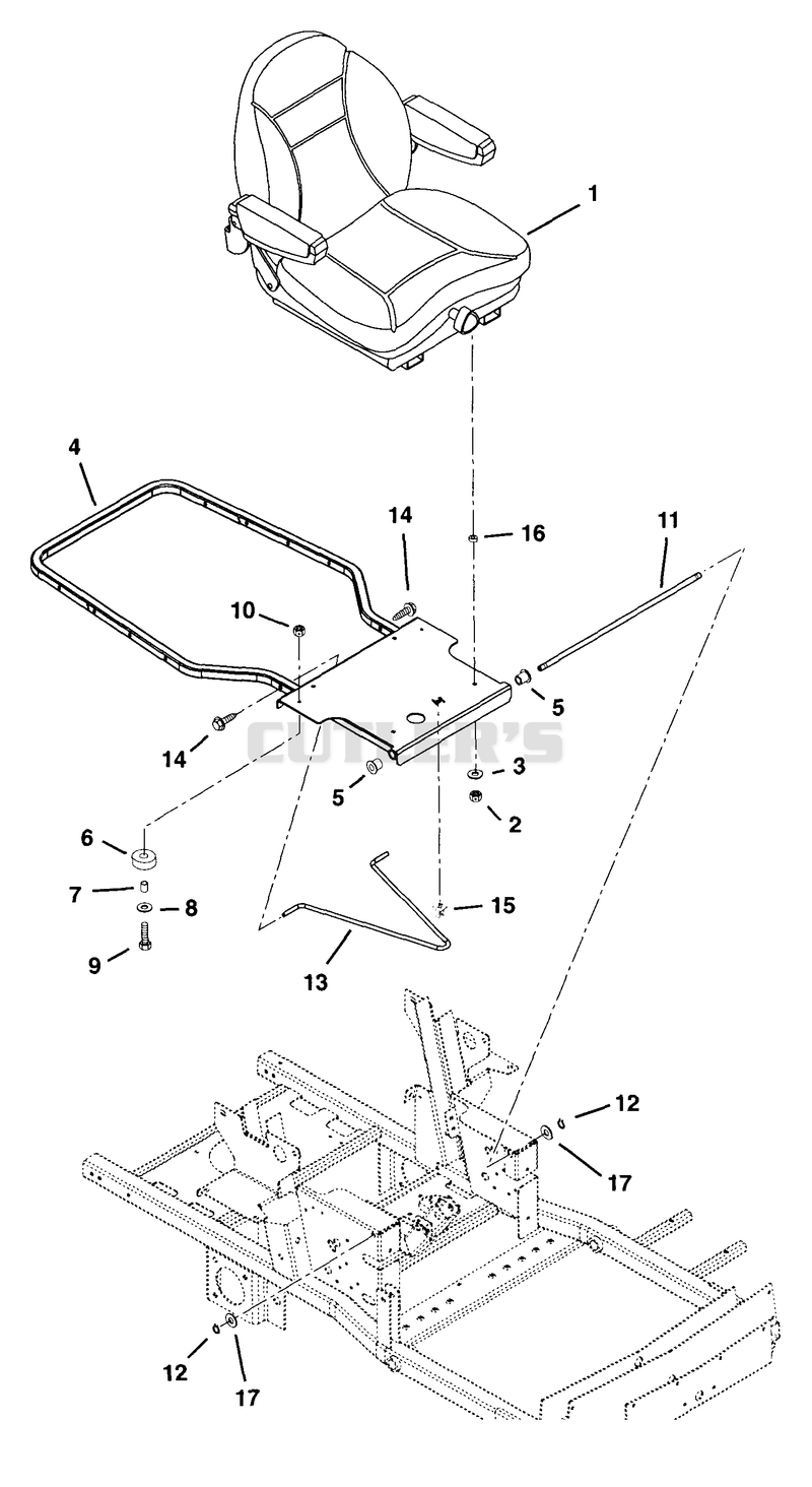 SEAT AND HOOD FRAME