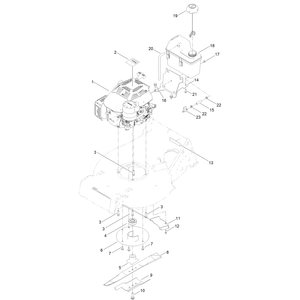 Engine and Blade Assembly