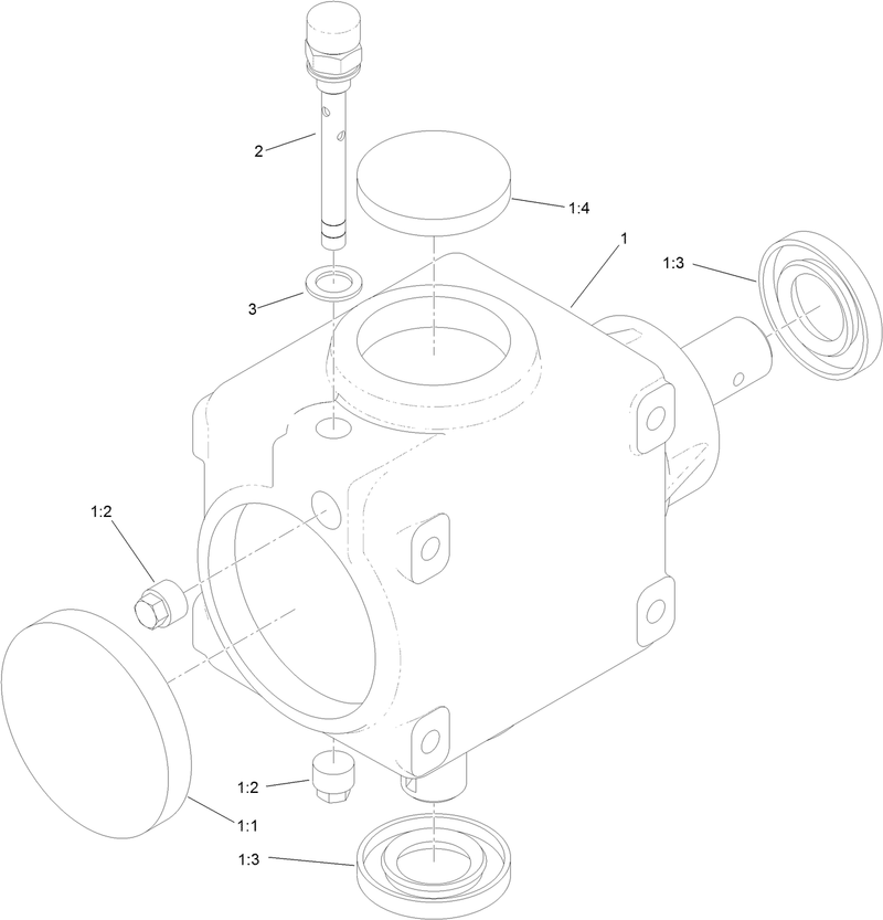 Gearbox Assembly No 130 8659