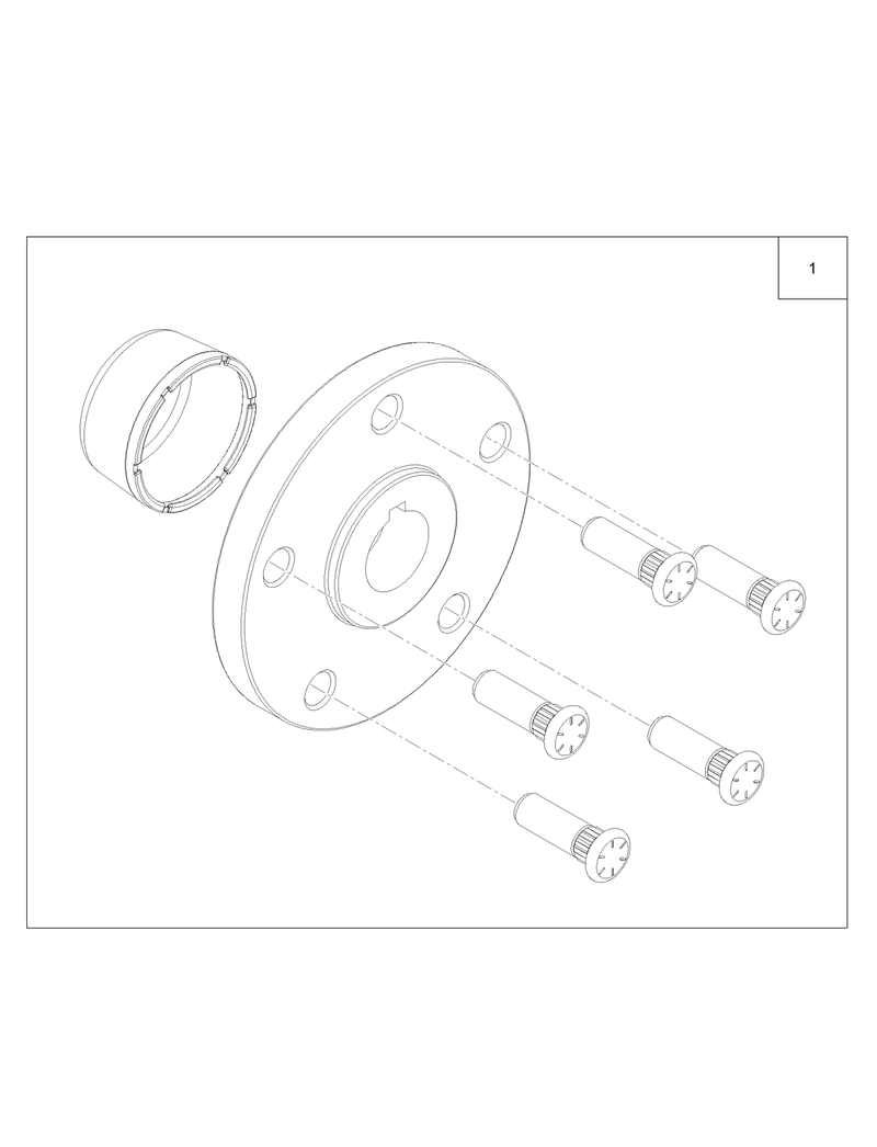 5 Stud Wheel Hub Kit Assembly No 135 5333