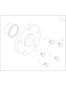5 Stud Wheel Hub Kit Assembly No 135-5333