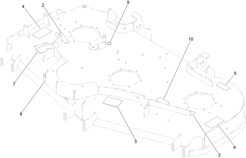 Deck Decal Assembly No 140 0955