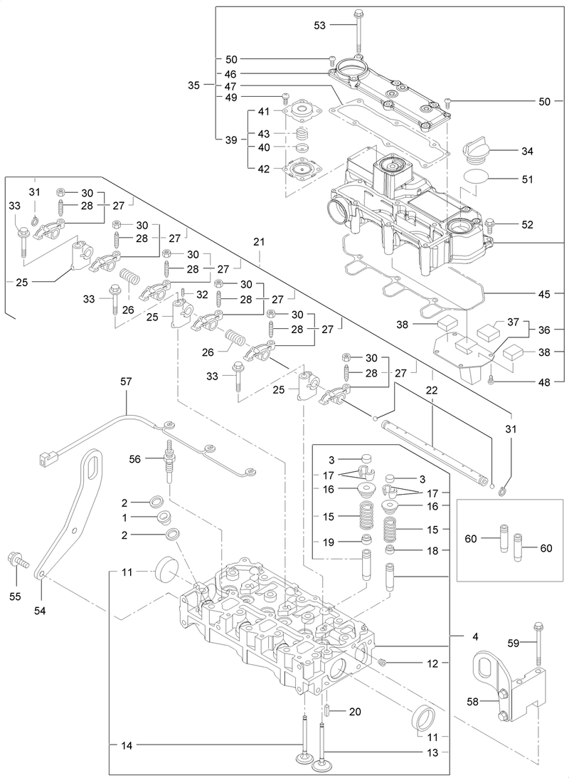 Cylinder Head and Cover Assembly