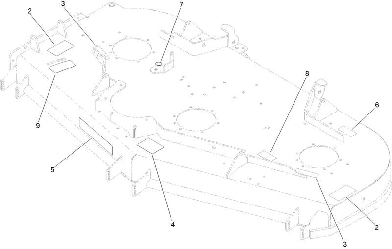 Deck Decal Assembly No 140 0960