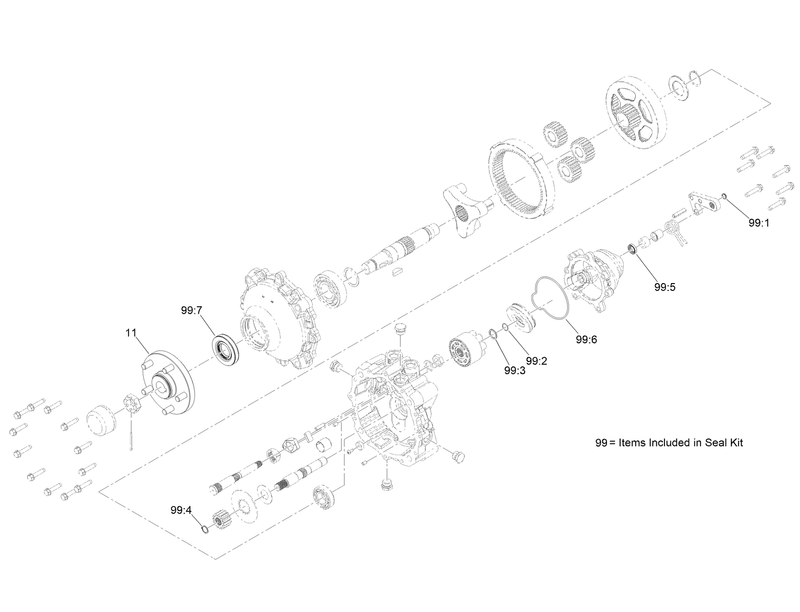 LH Hydraulic Motor Assembly No 126 8134