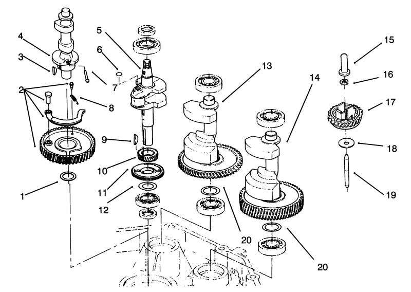 Crankshaft and Camshaft Assembly