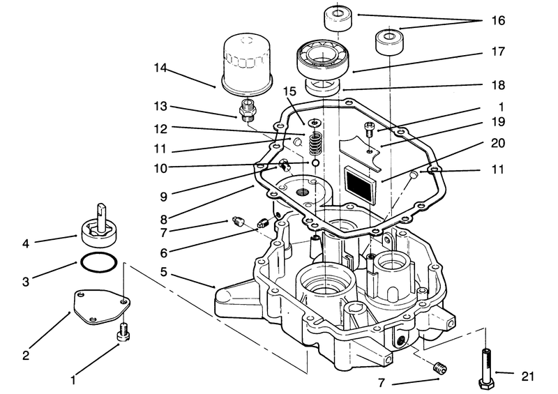 Oil Base and Pump Assembly