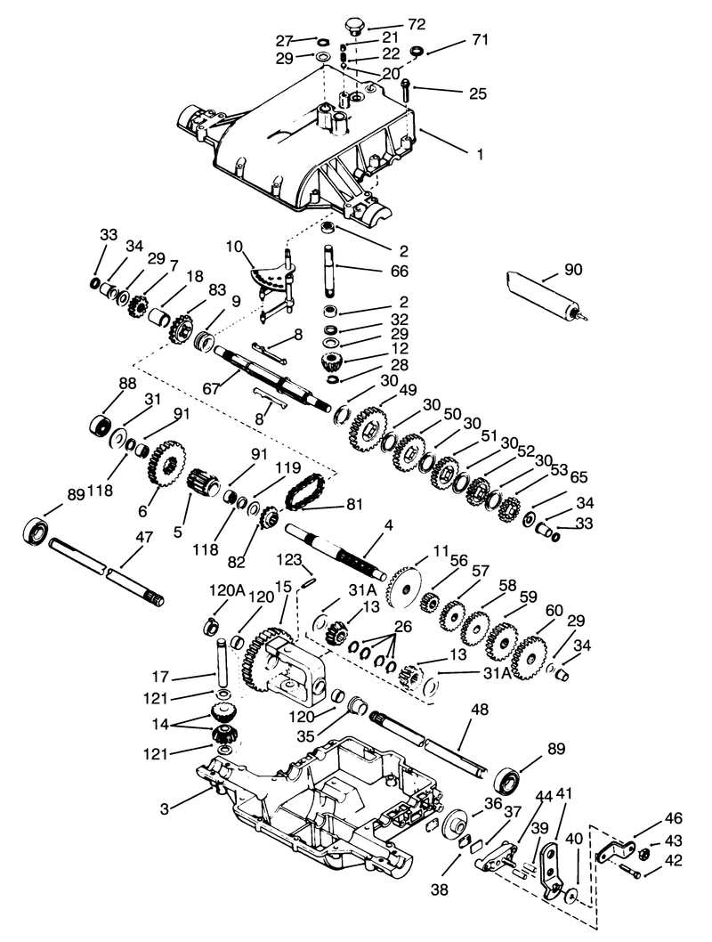 Transaxle Peerless Model No 801 062