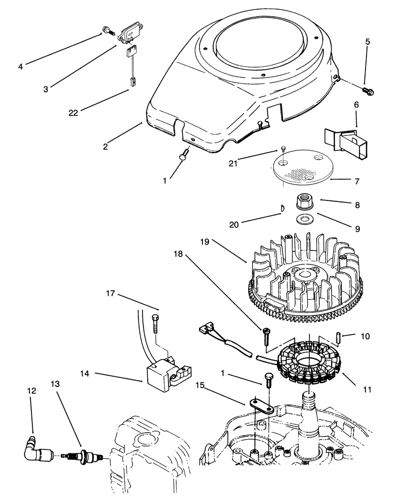 Blower Housing And Ignition Assembly