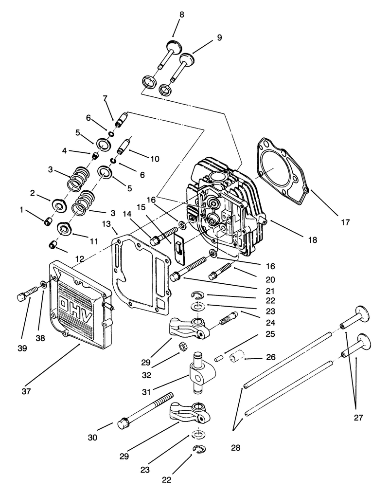 Cylinder Head and Valves Assembly