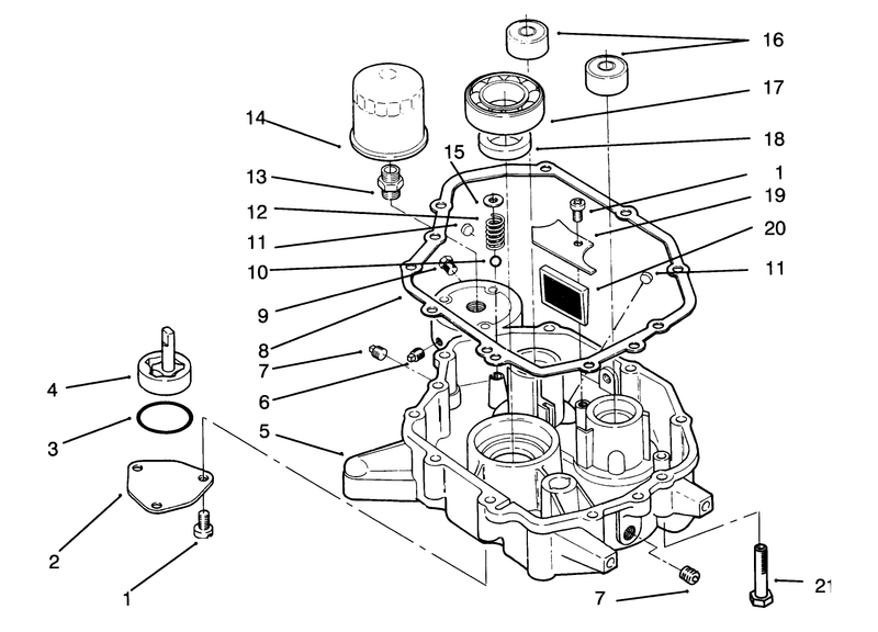 Oil Base and Pump Assembly