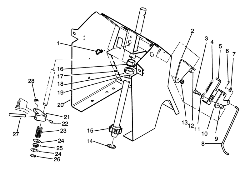 Steering Shaft And Indicator Assembly