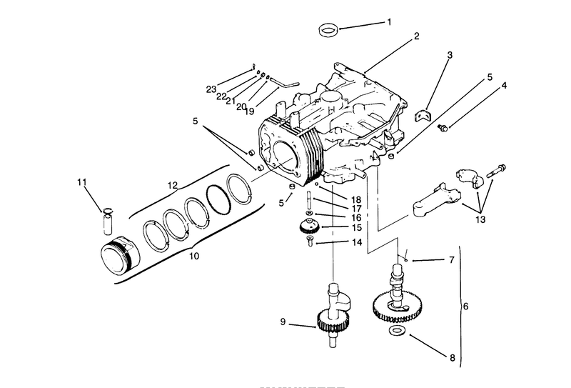 Crankcase kohler Engine Cv14s Ps1472