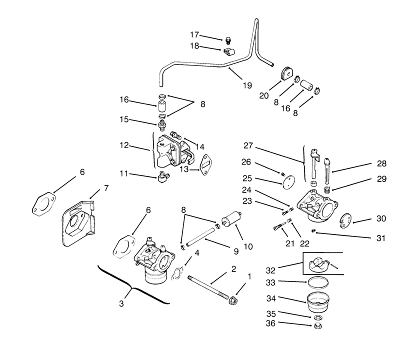 Fuel System kohler Engine Cv 14s Ps1472