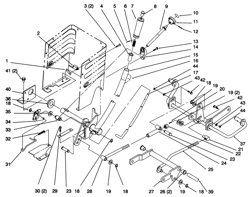 Lift Lever And Height Of Cut