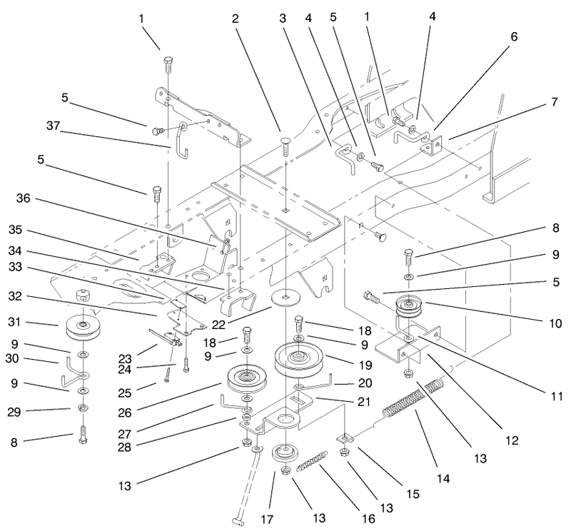 Gear Drive Components Assembly