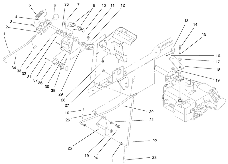 Gear Shift Linkage Assembly