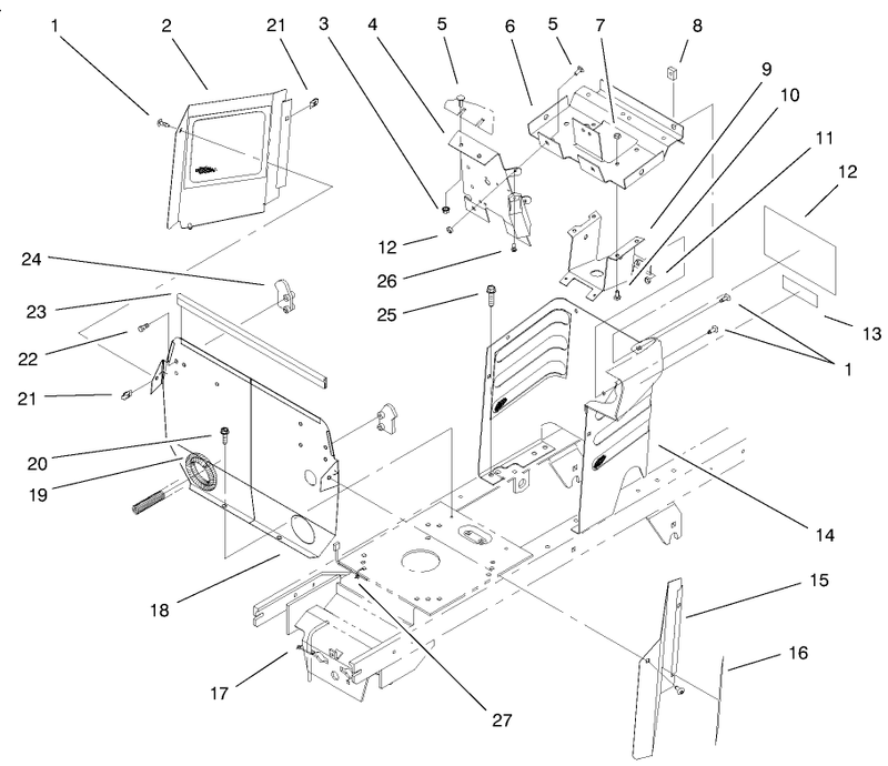 Hoodstand and Firewall Assembly