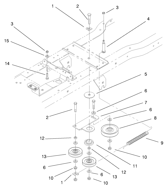 Hydro Drive Components Assembly