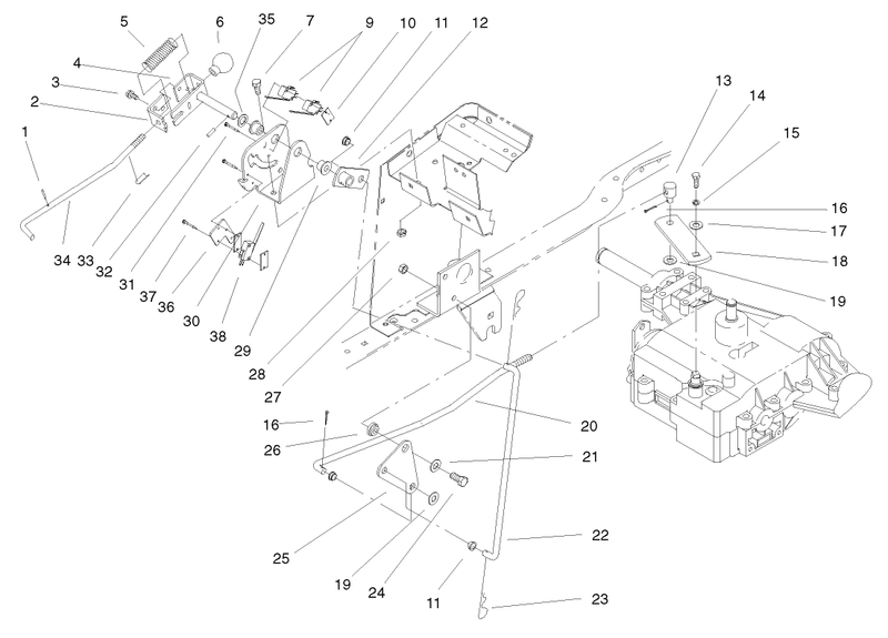 Gear Shift Linkage Assembly