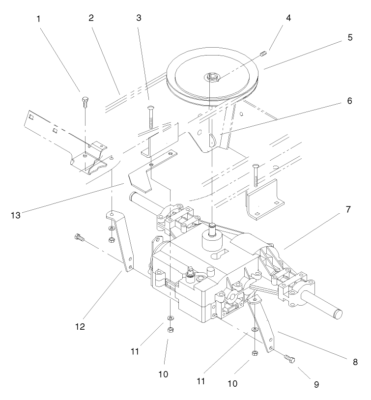 Gear Transaxle Assembly