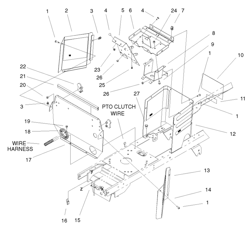 Hoodstand and Firewall Assembly