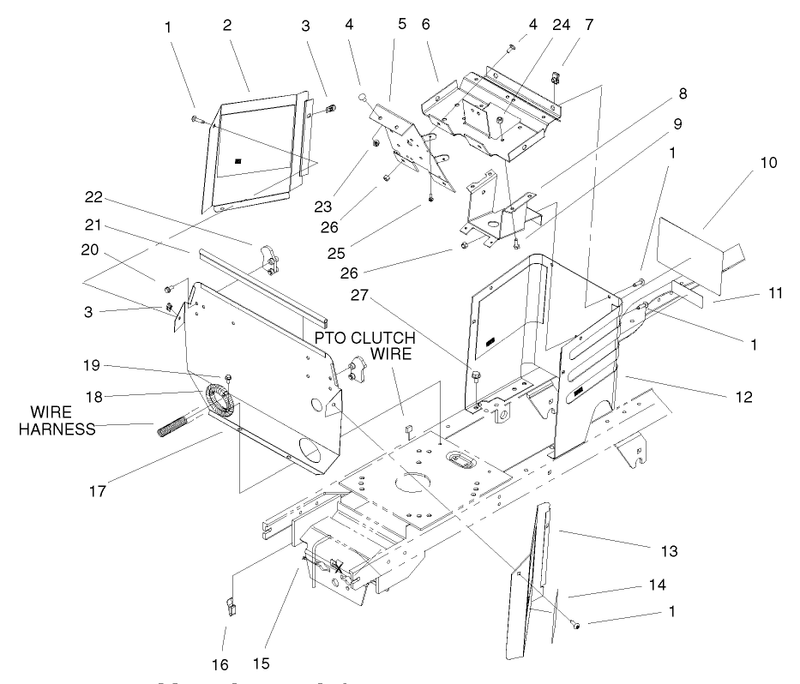 Hoodstand and Firewall Assembly