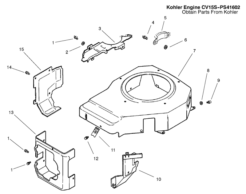 Blower Housing and Baffles Assembly