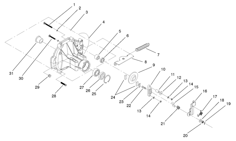 Hydrostatic Transmission No 104 2465 Brake Assembly