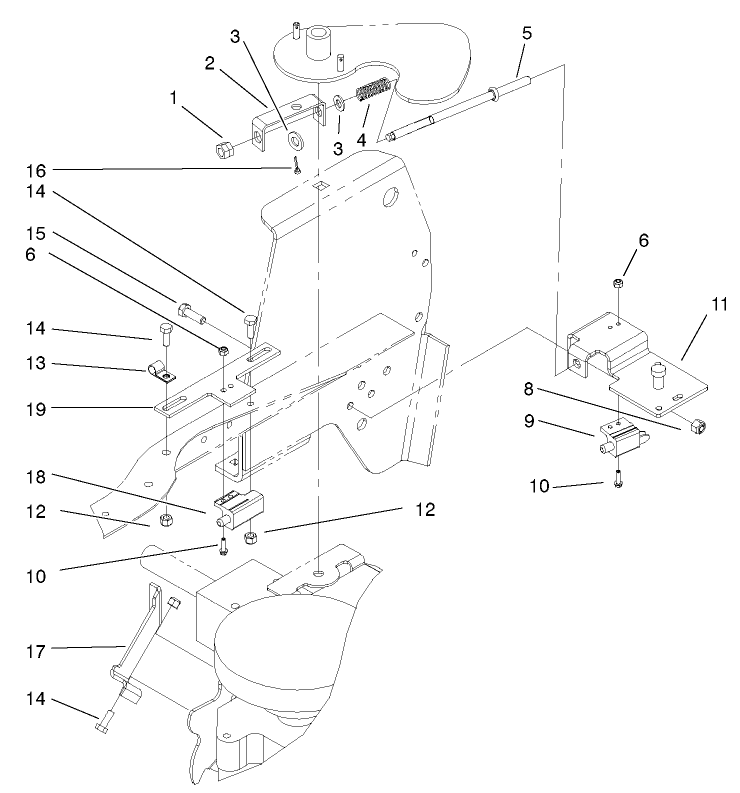 No Mow In Reverse nmir Assembly