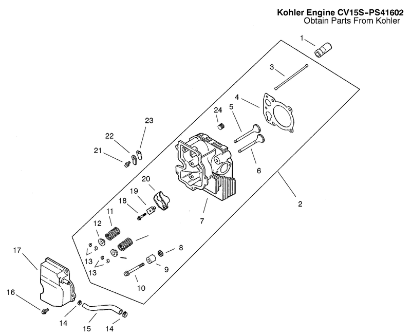 Cylinder Head Valve And Breather Assembly