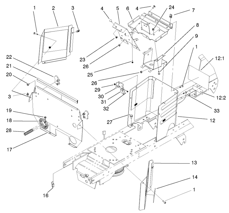 Hoodstand And Firewall Assembly