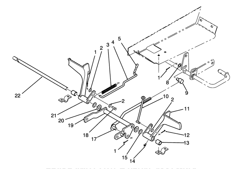 Brake And Clutch Pedal Assembly