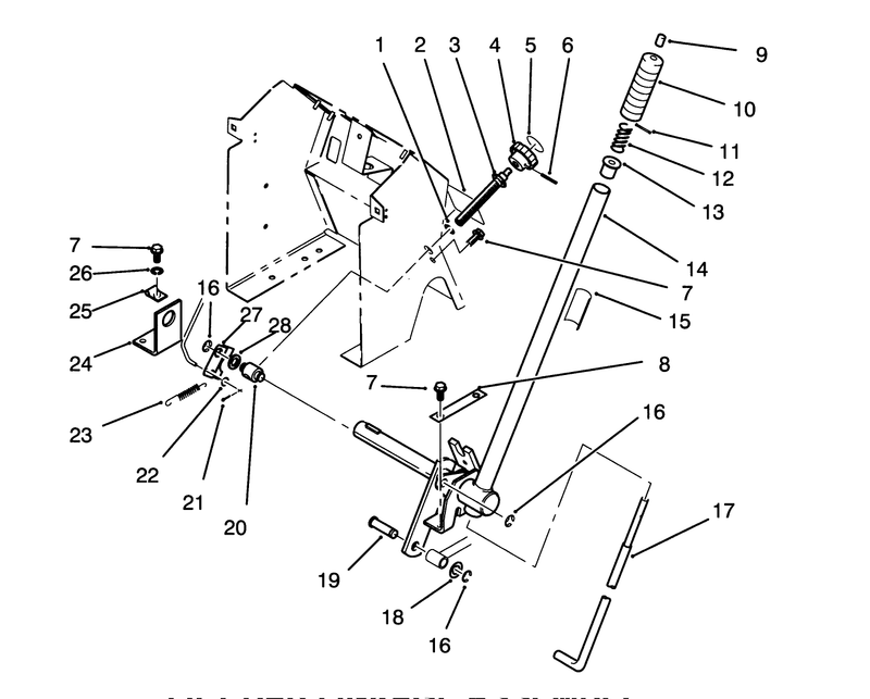 Lift Bar Linkage Assembly